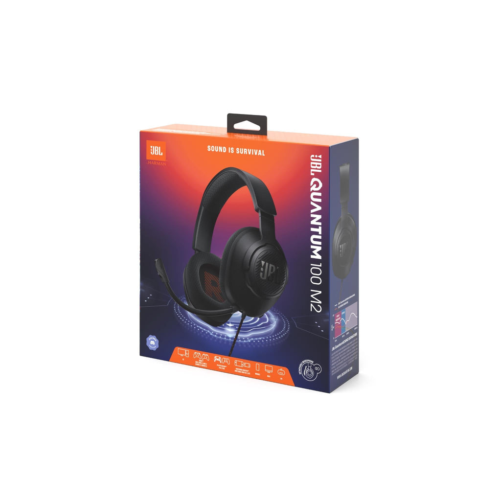 JBL Quantum 100M2 Over-Ear Gaming Headset (Black)